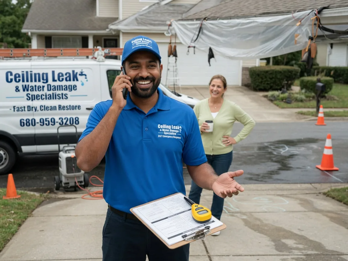 Ceiling Leak Cleanup Arlington, OH FAQs